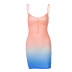 Gradient Color Sling Slim Fit Dress NSLJ76065
