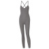women s rib knit yoga jumpsuit nihaostyles clothing wholesale NSLJ76091