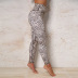 Leggings de yoga de fitness con estampado de leopardo de cintura alta para mujer, ropa de nihaostyles al por mayor NSLJ76129
