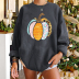 Halloween Pumpkin Long Sleeve sweatshirt nihaostyles clothing wholesale NSMAD76949