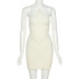 women s halter vest high waist knitted skirt suit nihaostyles clothing wholesale NSSS76206