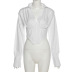 women s long-sleeved lapel slim T-shirt nihaostyles clothing wholesale NSSS76231