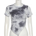 women s thread round neck slim hollow T-shirt nihaostyles clothing wholesale NSSS76248