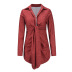 Women s long-sleeved slim large size printed dress nihaostyles clothing wholesale NSHYG76281