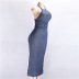 vestido largo delgado sin mangas con tirantes halter al por mayor vendedor de ropa de Nihaostyles NSXPF71558