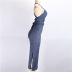 halter strap sleeveless slim long dress wholesale Nihaostyles clothing vendor NSXPF71558