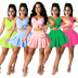 solid color pleated skirt two-piece set wholesale clothing vendor Nihaostyles NSXPF71600