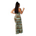 women s Slim sling featured printed dress nihaostyles clothing wholesale NSXPF71603