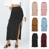 Pleated Lace Long Skirt NSLDY76299