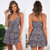 sling small floral v-neck dress Nihaostyles wholesale clothing vendor NSLDY76309
