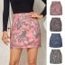 cashew flower zipper A-line skirt Nihaostyles wholesale clothing vendor NSLDY76316