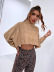 Pullover Cloak-Style Solid Color Sweater NSCX76460
