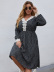 plus size long-sleeved lace assembled print dress Nihaostyles wholesale clothing vendor NSCX76462