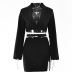 fashion slightly split strap short skirt set Nihaostyles wholesale clothing vendor NSFD76547
