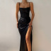 sling high slit long evening dress Nihaostyles wholesale clothing vendor NSFD76557