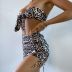 leopard print backless split swimsuit Nihaostyles wholesale clothing vendor NSDYS76571