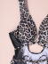 leopard print strapless swimsuit Nihaostyles wholesale clothing vendor NSDYS76586