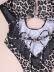 leopard print strapless swimsuit Nihaostyles wholesale clothing vendor NSDYS76586