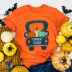 Halloween Pumpkin Truck Print Short Sleeve T-Shirt nihaostyles clothing wholesale NSYAY76959