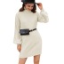 women s mid-length lantern sleeve knitted dress nihaostyles clothing wholesale NSBY76596