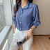 retro temperament long-sleeved shirt Nihaostyles wholesale clothing vendor NSFYF76638