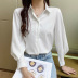 temperament lantern sleeve chiffon shirt Nihaostyles wholesale clothing vendor NSFYF76639