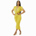 women s solid color v-neck dress nihaostyles clothing wholesale NSXHX76772