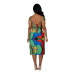 Women s Printed One-Piece Swimsuit nihaostyles clothing wholesale NSXHX76795
