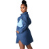women s long-sleeved denim shirt nihaostyles clothing wholesale NSXHX76800