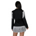Women s V-neck Tassel Slim Dress nihaostyles clothing wholesale NSXHX76813