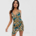 women s irregular print strap dress nihaostyles clothing wholesale NSXHX76816