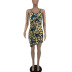 women s irregular print strap dress nihaostyles clothing wholesale NSXHX76816