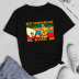 Cartoon puppy print short-sleeved T-shirt nihaostyles clothing wholesale NSYAY76939