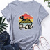 Cartoon ramen print short-sleeved T-shirt nihaostyles clothing wholesale NSYAY76937