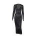 slim fit buttocks one step mid-length dress wholesale clothing vendor Nihaostyles NSXPF71640
