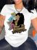 letras impresas mujer cuello redondo camiseta vendedor de ropa al por mayor Nihaostyles NSXPF71646
