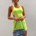 sleeveless hollow waist slim dress nihaostyles clothing wholesale NSXPF71679