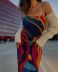 vestido sexy de malla impresa abstracta al por mayor vendedor de ropa de Nihaostyles NSXPF71680