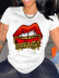 print crew neck T-shirt wholesale Nihaostyles clothing vendor NSXPF71682