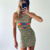 Sleeveless Slim Color Dress wholesale Nihaostyles clothing vendor NSHML71810