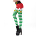 3D green and white stripe printing tight leggings wholesale clothing vendor Nihaostyles NSXPF71857