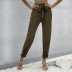 Solid Color With Lace Nine-Point Pants NSYYF71874