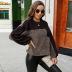 round neck loose double-sided velvet color matching pullover sweater nihaostyles clothing wholesale NSLM71976