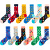 12 colores lunares tubo calcetines nihaostyles ropa al por mayor NSAMW72005