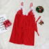 red net yarn sexy one-piece nightdress NSYO8715