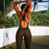 Slim Backless Jumpsuit NSHTL72043