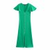 women‘s autumn breasted ribbed dress nihaostyles clothing wholesale NSAM72081