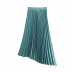 pleated midi skirt nihaostyles clothing wholesale NSAM72141