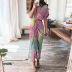loose casual lace-up dress Nihaostyles wholesale clothing vendor NSXPF72146