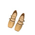 fashion double straps square toe shoes Nihaostyles wholesale clothing vendor NSCA72157